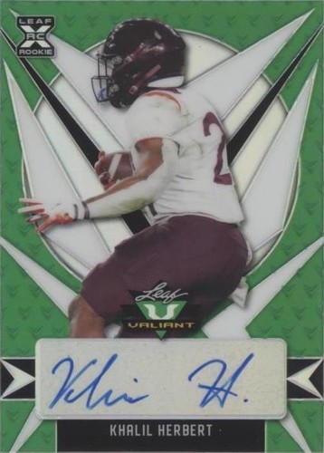 2021 Leaf Valiant Khalil Herbert #BA-KH2