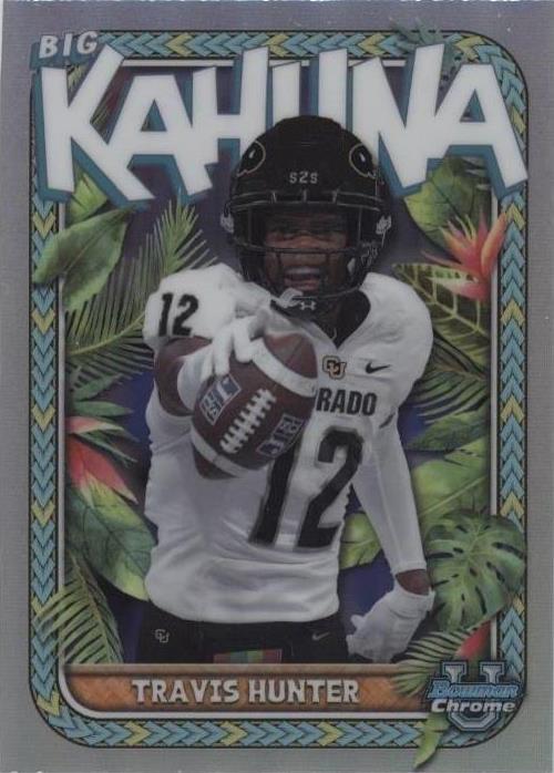 2023 Bowman University Chrome Travis Hunter #TBK-12