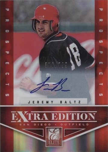 2012 Elite Extra Edition - Jeremy Baltz #156