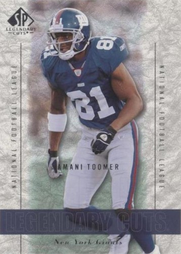 2002 SP Legendary Cuts Amani Toomer #53
