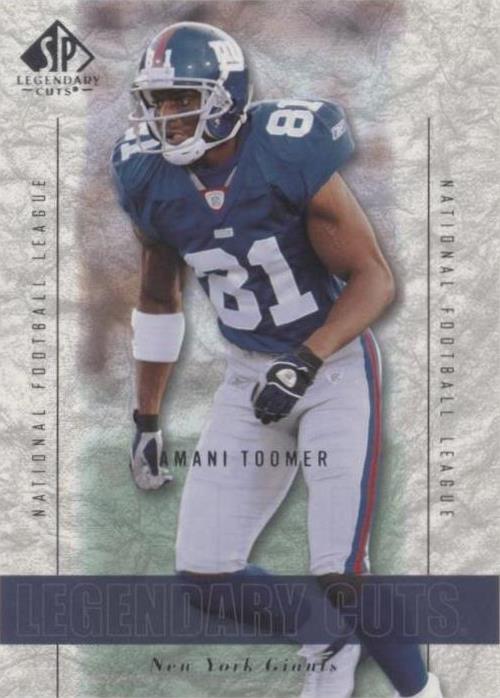 2002 SP Legendary Cuts Amani Toomer #53