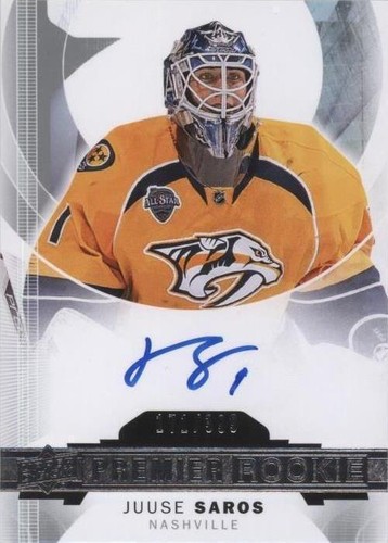 2015-16 Upper Deck Premier - Juuse Saros #55