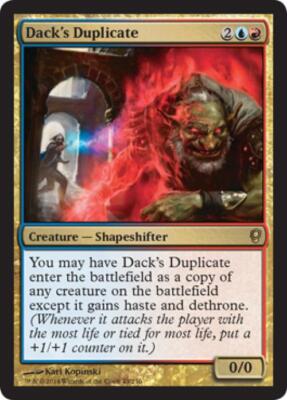 MTG - Dack's Duplicate - Conspiracy - Light Play - Normal