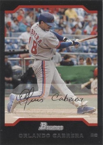 2004 Bowman - Orlando Cabrera #110