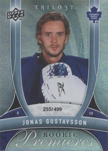 2009-10 Upper Deck Trilogy - Jonas Gustavsson #165