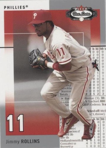 2003 Fleer Box Score - Jimmy Rollins #28