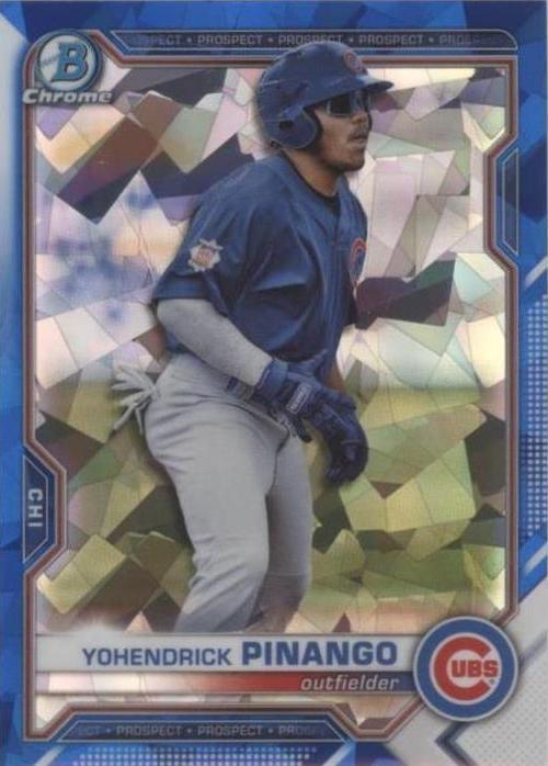 2021 Bowman Chrome Draft Sapphire Edition - Yohendrick Pinango #BDC-25