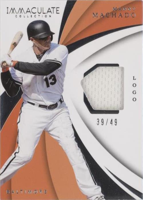2018 Panini Immaculate Collection - Manny Machado #IS-MM