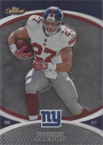2010 Topps Finest Brandon Jacobs #6