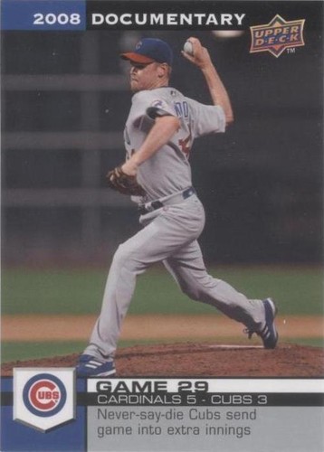 2008 Upper Deck Documentary - Kerry Wood #659