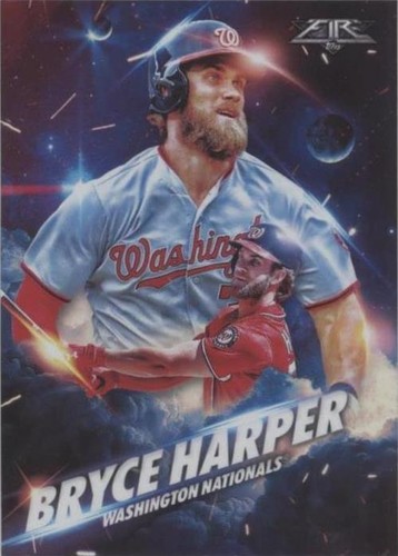 2017 Topps Fire - Bryce Harper #F-10