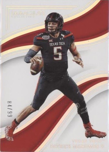 2023 Panini Immaculate Collection Collegiate Patrick Mahomes II #38