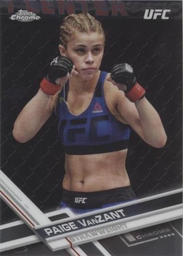2017 Topps Chrome UFC - Paige VanZant #14