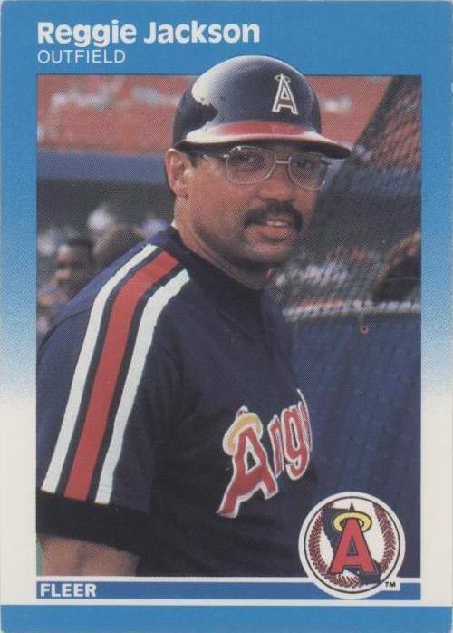 Fleer 1987 - Reggie Jackson #84