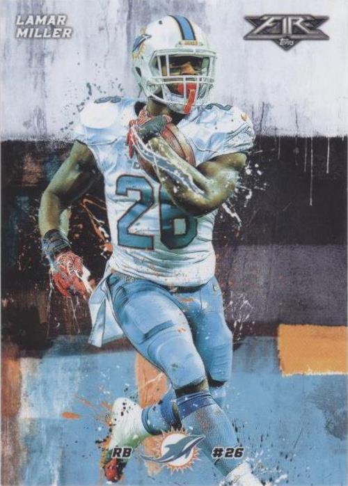 2015 Topps Fire Lamar Miller #67