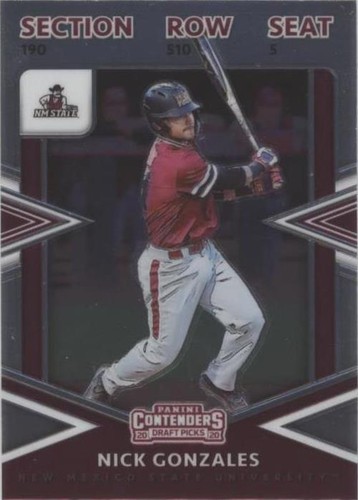 2020 Panini Elite Extra Edition - Nick Gonzales #CT-NG