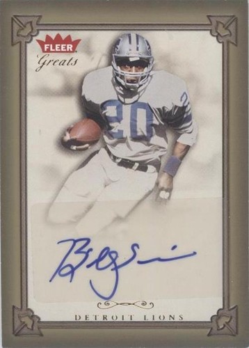 2004 Fleer Greats Billy Sims #GBA-BS2