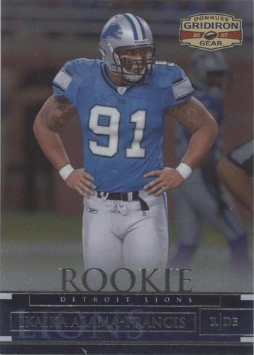 2007 Donruss Gridiron Gear Ikaika Alama-Francis #140