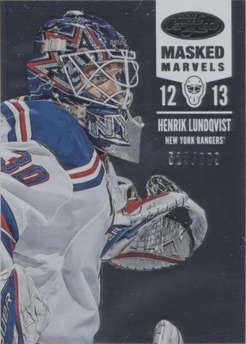 2012-13 Panini Certified - Henrik Lundqvist #101