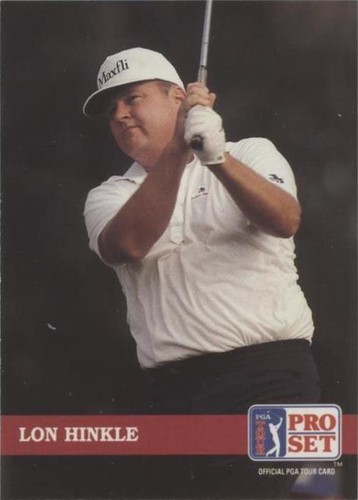 1992 Pro Set Golf - Lon Hinkle #167