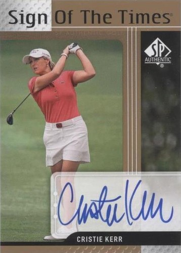 2012 SP Authentic - Cristie Kerr #ST-CK