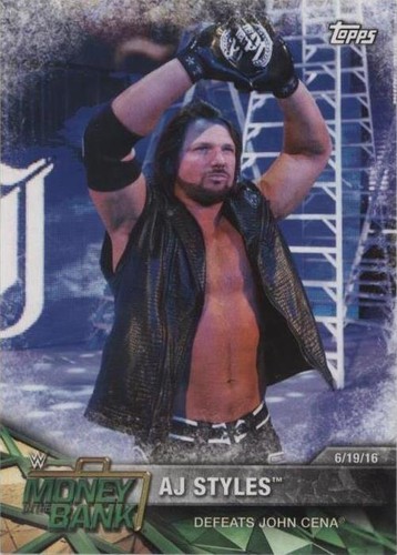 2017 Topps WWE Road to Wrestlemania - AJ Styles #91