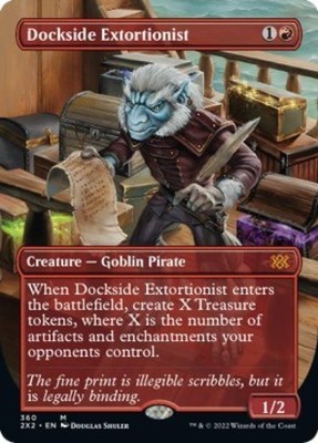 Dockside Extortionist (Borderless) -Foil Near Mint English MTG
