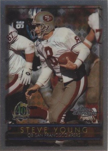 1996 Topps Chrome Steve Young #130
