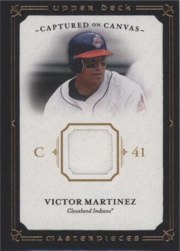 2008 Upper Deck Masterpieces - Victor Martinez #CC-VM