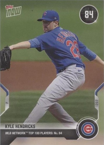 2021 Topps Now MLB Network Top 100 Players - Kyle Hendricks #T-84