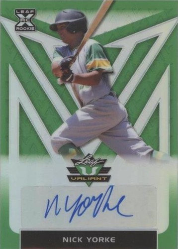 2020 Leaf Valiant - Nick Yorke #BA-NY1