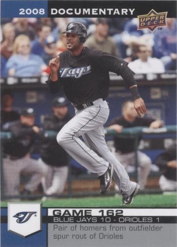 2008 Upper Deck Documentary - Alex Rios #4886
