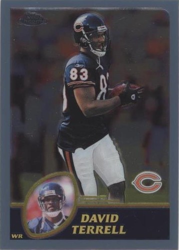 2003 Topps Chrome David Terrell #14