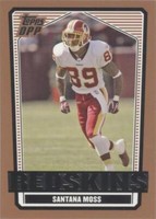 2007 Topps Draft Picks and Prospects (DPP) Santana Moss #25