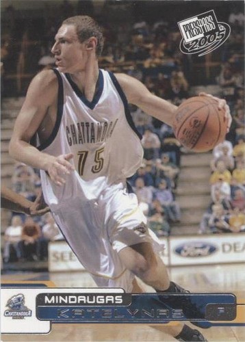 2005-06 Press Pass - Mindaugas Katelynas #21