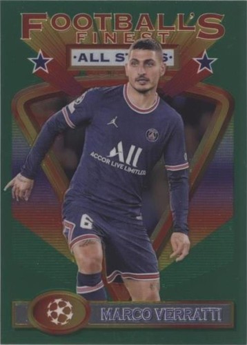 2021-22 Topps Finest Flashbacks UCL Marco Verratti #20