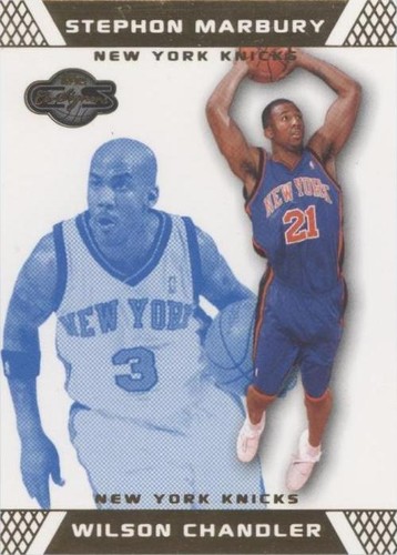 2007-08 Topps Co-Signers - Wilson Chandler/Stephon Marbury #75