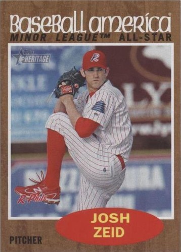 2011 Topps Heritage Minor League Edition - Josh Zeid #244