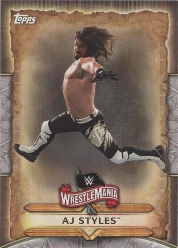 2020 Topps WWE Road to Wrestlemania - AJ Styles #WM-1