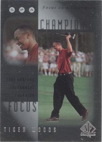 2001 SP Authentic - Tiger Woods #FC1