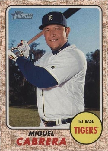 2017 Topps Heritage - Miguel Cabrera #418