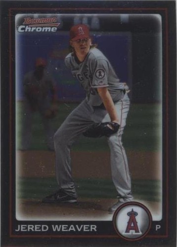 2010 Bowman Chrome - Jered Weaver #98