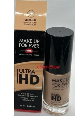MAKE UP FOR EVER Ultra HD Invisible Cover Foundation .5 oz  Y305 Soft Beige NIB