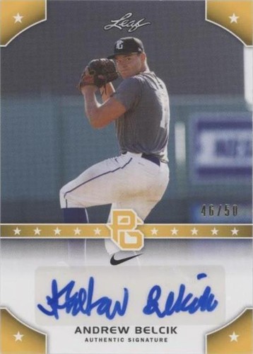2015 Leaf Perfect Game National Showcase - Andrew Belcik #PG-AB1