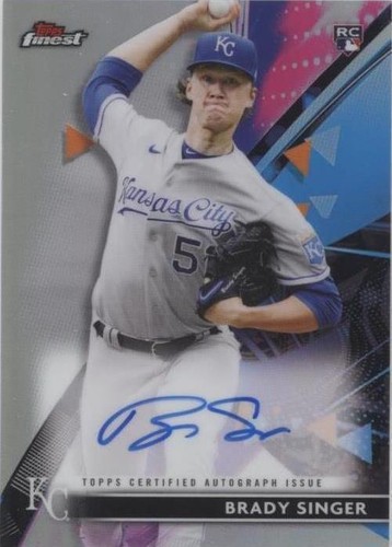 2021 Topps Finest - Brady Singer #FA-BS