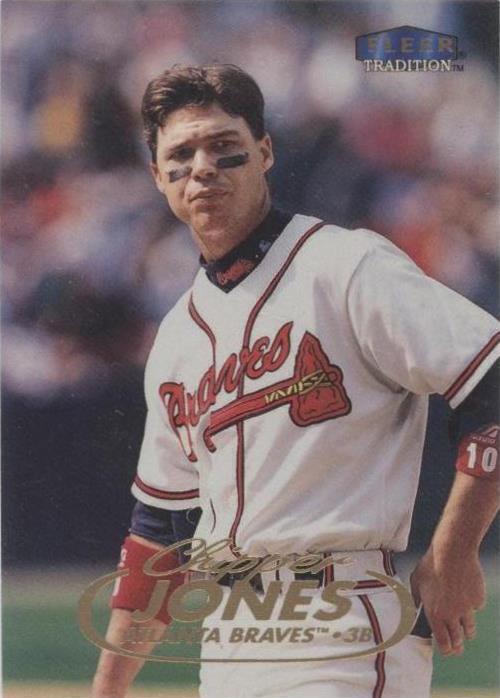 Fleer Tradition 1998 - Chipper Jones #10