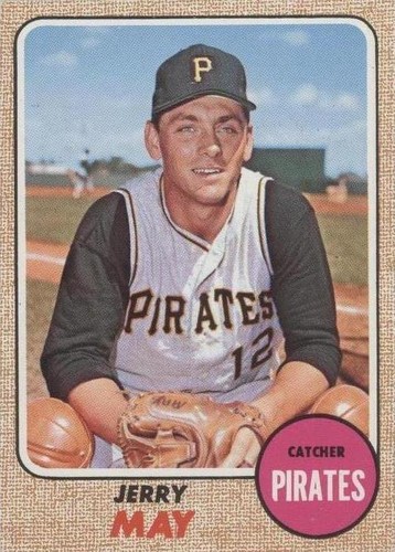 1968 Topps Jerry May High Number Pittsburgh Pirates #598 EX XX4806