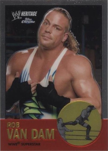 2007 Topps Heritage WWE Chrome Heritage II - Rob Van Dam #25