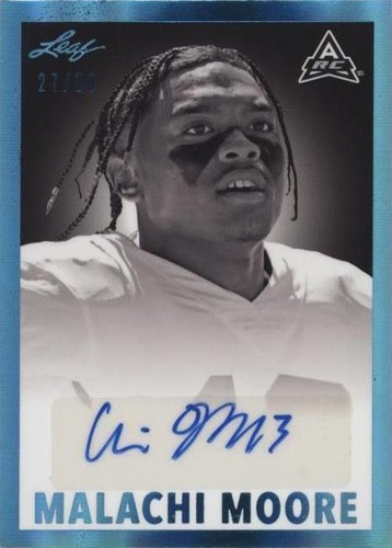 2021 Leaf Memories Malachi Moore #BW-MM1
