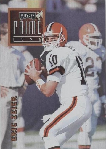1996 Playoff Prime Eric Zeier #016